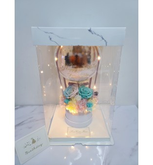 BIC40 x TIFFANY BLUE 保鮮花水晶球花盒