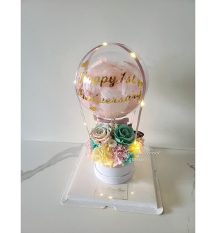 BIC40 x TIFFANY BLUE 保鮮花水晶球花盒